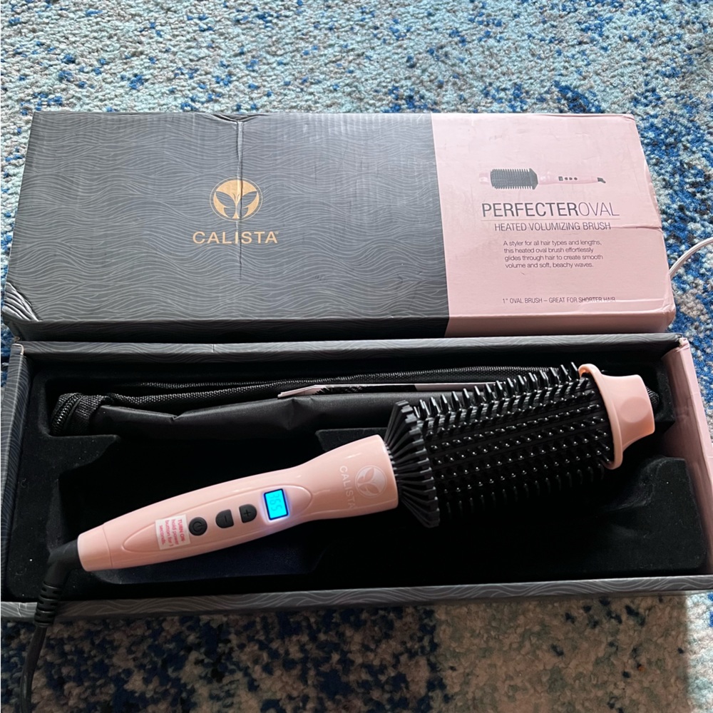 Calista Perfecter Oval 1” Volumizing Brush Light Pink - Picture 2 of 5